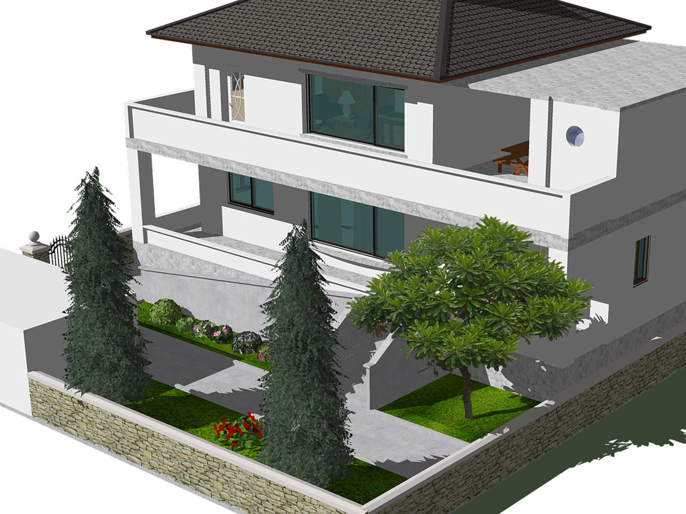 3d modell von Haus 