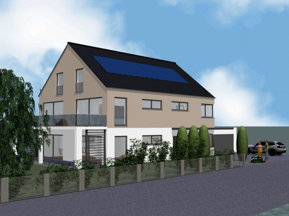 3d modell von gebäude
